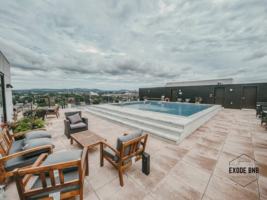 Le Rustique, Chic En Ville, Bbq/ Piscine Québec Exterior foto